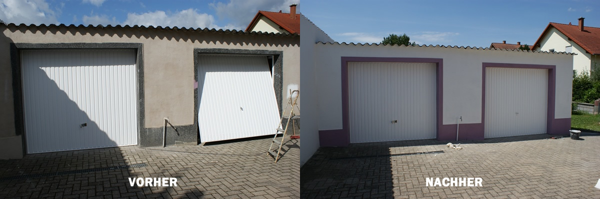 garage fassade